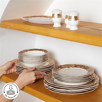Emsan Empire Bone Barok 29 Parça 6 Kişilik Yemek Takımı