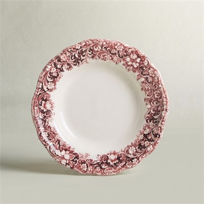 Emsan Floransa Çukur Tabak 23 cm Bordo