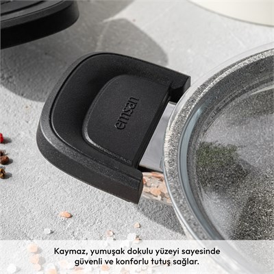 Emsan Fortis Granit 6 Parça Sahan Set Gri