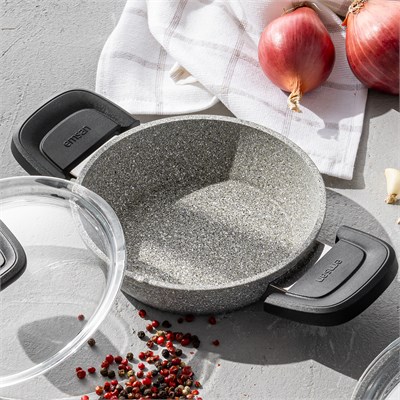 Emsan Fortis Granit 6 Parça Sahan Set Gri