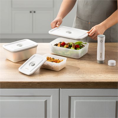 Emsan Freshlock Vakum Makineli 3lü Saklama Kabı