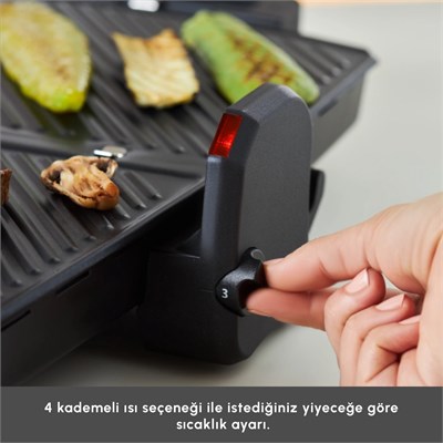 Emsan Future Essential Tost Makinesi Matte Black 1800 W