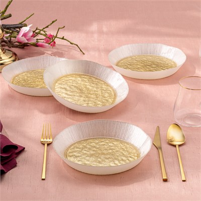 Emsan Golden 4 Parça Cam Dik Kase 21 cm