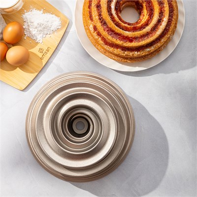 Emsan Golden Storm Döküm Kek Kalıbı 25 cm