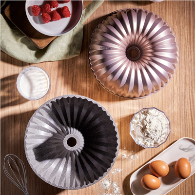 Emsan Griss Hardstone Döküm Kek Kalıbı 24 cm