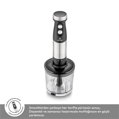 Emsan Gusto 3in1 Blender Seti Inox 1200W