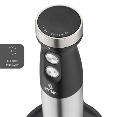 Emsan Gusto 3in1 Blender Seti Inox 1200W