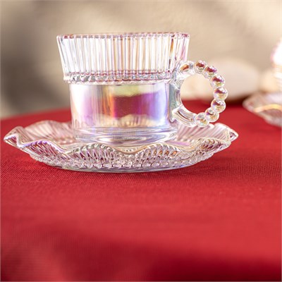 Emsan Hatrı Var Gökkuşağı 80 ml 6lı Kahve Fincan Takımı