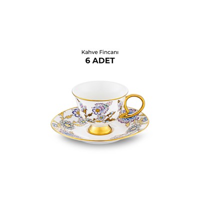 Emsan Hera 6 Kişilik Kahve Fincan Takımı 80 ml