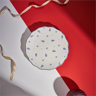 Emsan Infancy Snow New Bone 2li Pasta Tabağı 20.5 Cm