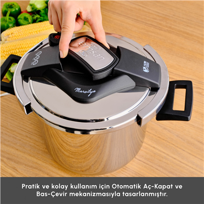 Emsan Marsilya İndüksiyon Tabanlı Düdüklü Tencere 7 Litre