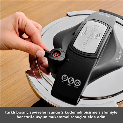 Emsan Marsilya İndüksiyon Tabanlı Düdüklü Tencere 7 Litre