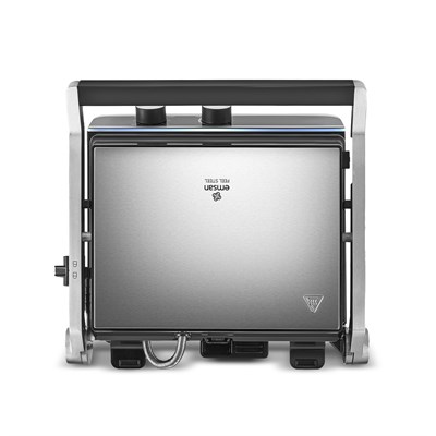 Emsan Nova Grill Led Işıklı 6 Dilim Kapasiteli Inox Gövdeli Zaman Ayarlı Izgara ve Tost Makinesi 2000W