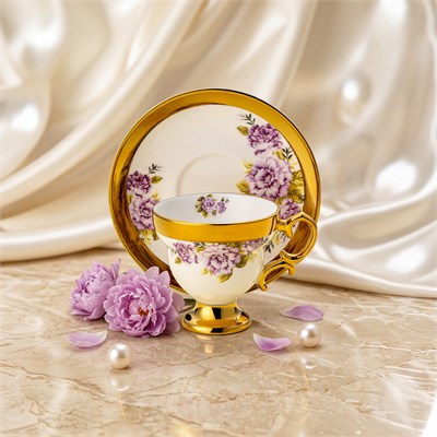 Emsan Rosarian 6 Kişilik Kahve Fincan Takımı 80 ml