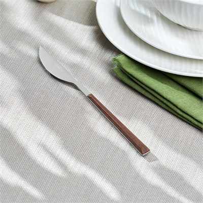 Emsan Salzburg Ahşap Saplı Tekli Yemek Bıçağı 22 cm