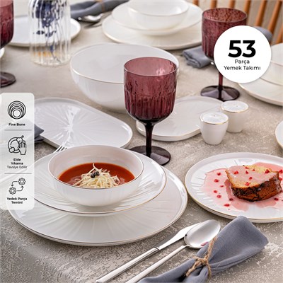Emsan Sirius 53 Parça 12 Kişilik Yemek Takımı