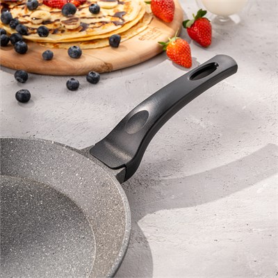 Emsan Stone Alüminyum Döküm Krep Tavası 26 cm Gri