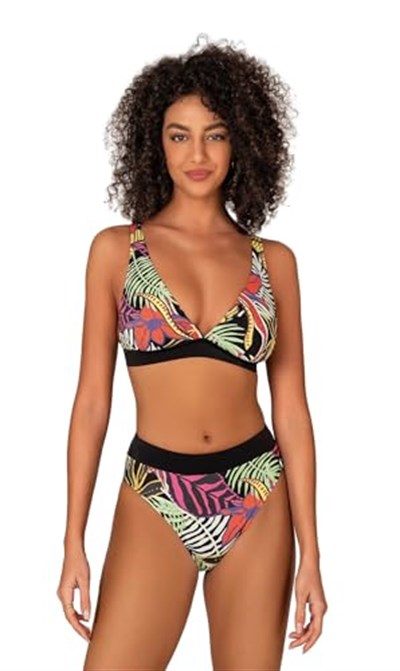 Endeep Kadın Toparlayıcı Desenli Bikini Takımı