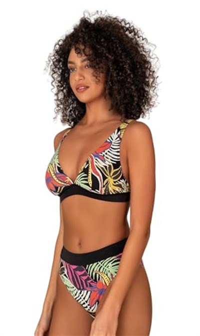 Endeep Kadın Toparlayıcı Desenli Bikini Takımı