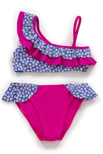 Endeep Kız Çocuk Desenli Bikini Takımı