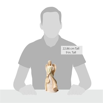Enesco Temeller Emeklilik Melek Taşı Reçine Heykelcik, 22,8 cm