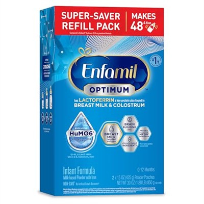 Enfamil Bağışıklık Destekleyici Laktoferrin, Beyin Geliştirme DHA, 1 Formülde 5 Besin Avantajı, Anne Sütüne En Yakın Formülümüz, GDOsuz, Toz Doldurma Kutusu, 850 g