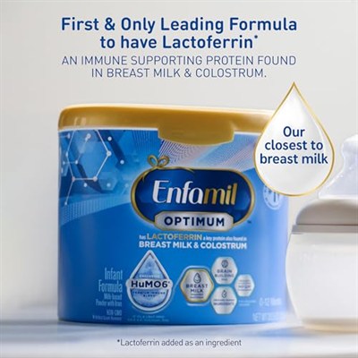 Enfamil Bağışıklık Destekleyici Laktoferrin, Beyin Geliştirme DHA, 1 Formülde 5 Besin Avantajı, Anne Sütüne En Yakın Formülümüz, GDOsuz, Toz Doldurma Kutusu, 850 g