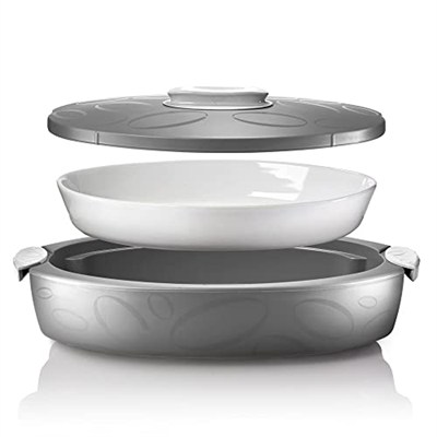 Enjoy TuttoCaldo Termal Servis Kabı 4 Litre - Gri