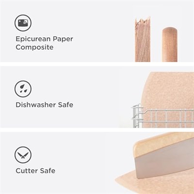 Epicurean pizza Peel, 23 inç 14 inç, doğal by Epicurean
