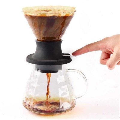 Epinox Cam Kahve Dripper Kahve Damlatıcı Demleme Aleti, 200 ml