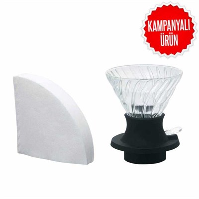 Epinox Cam Kahve Dripper Kahve Damlatıcı Demleme Aleti, 200 ml