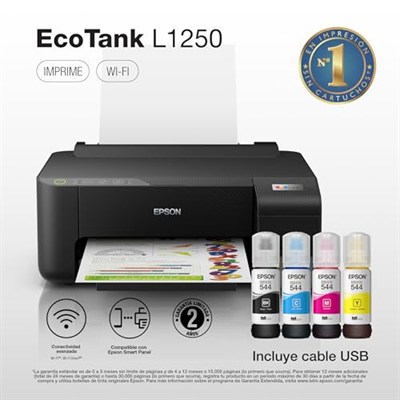 Epson Ecotank L1250 Renkli Wi-Fi Yazıcı