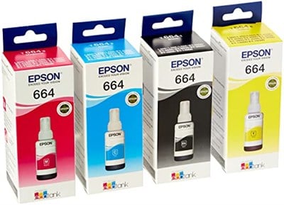 EPSON T664 Mürekkep Seti (4 Renk) Orjinal