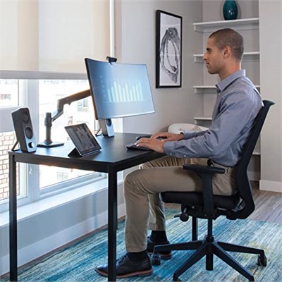 Ergotron - LX Siyah Masa Monitör Kolu, Patentli Sabit Kuvvet Teknolojisine sahip Monitör Montajı, VESA Standardı ile 34 inçe  - Seçenekler: 40 inches, Side by Side, Standart, hohe Säule, 1 monitör....