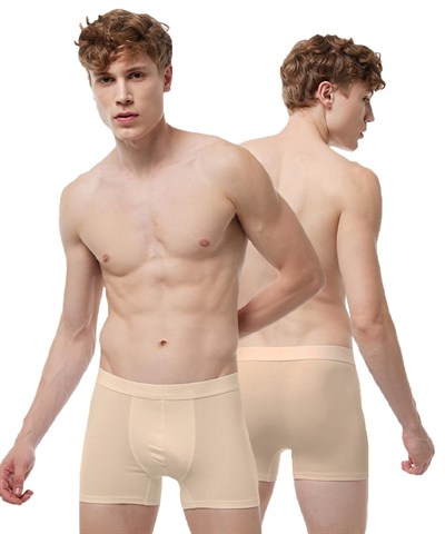Erkek 2 li Pamuk Elastan Boxer 2M075