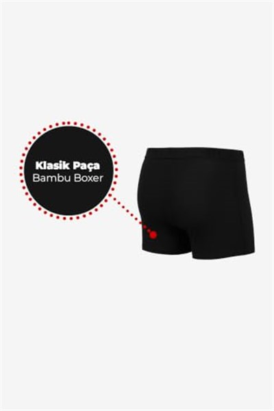 Erkek 3’Lü Renkli Bambu Boxer - 25102
