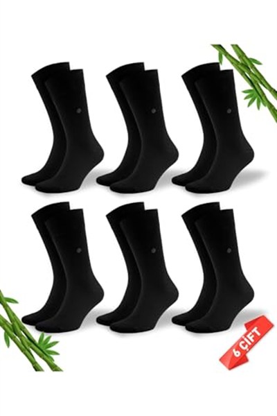 Erkek 6lı Bambu Çorap Kışlık 41-45