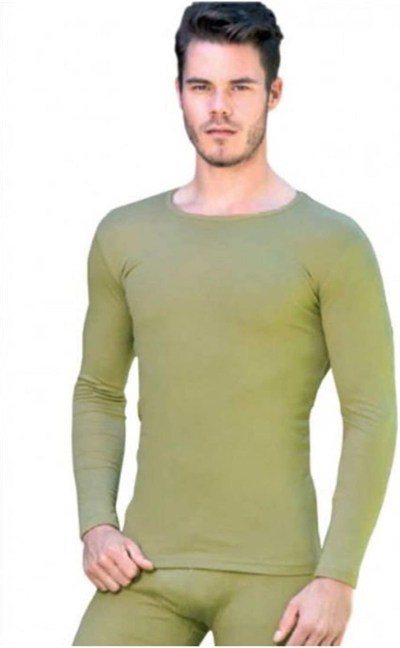Erkek Askeri Haki Yeşil Termal Uzun Kol Üst Içlik - 0126 (yeşil / 2XL)