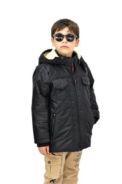 Erkek Çocuk Kapüşonlu Mont BS-1042