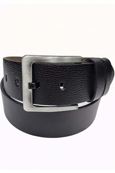 Erkek Deri Kemer Siyah 4 cm 110 CM gutieroNM-640