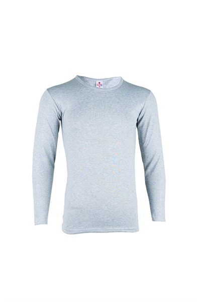 Erkek Ekru Termal Uzun Kol Fanila - Bedenler: S, M, L, XL, XXL