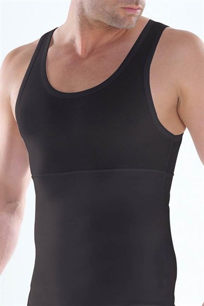 Erkek Korseli Siyah Atlet 9209 Blackspade