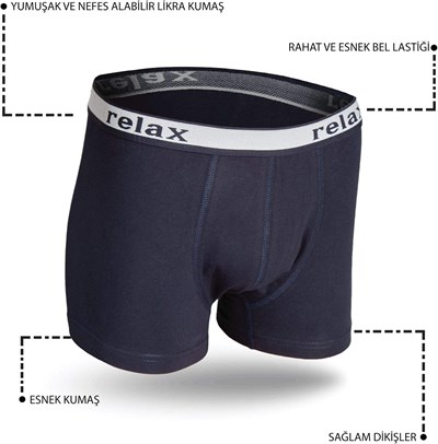 Erkek Likralı Esnek Boxer
