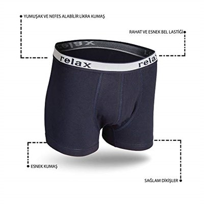 Erkek Likralı Esnek Boxer