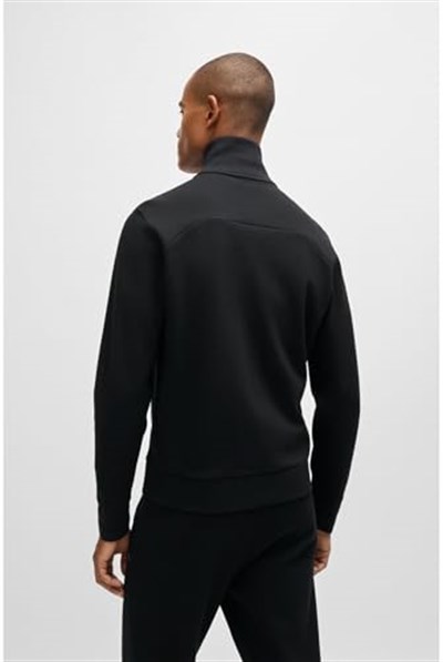 Erkek Marka Logolu Uzun Kollu Rahat Siyah Sweatshirt 50523477-001