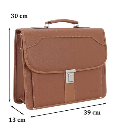 Erkek Omuz Çantası Organizer ve Laptop Bölmeli 15,6 inç