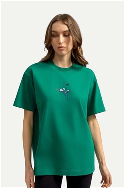 Erkek Oversize Urban Tasarım T-Shirt - Ruuw