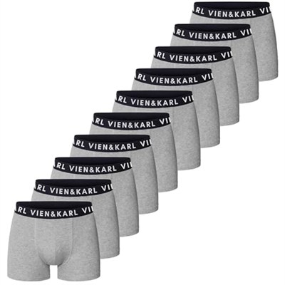 Erkek Premium Penye Pamuklu Likralı Boxer - 10lu Set