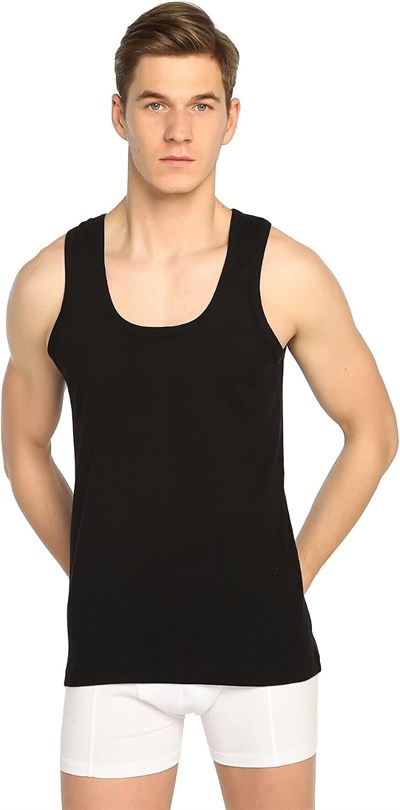 Erkek Siyah 6lı Paket Ribana Klasik Atlet Elf568t0102ccm6 (Siyah / 3XL)