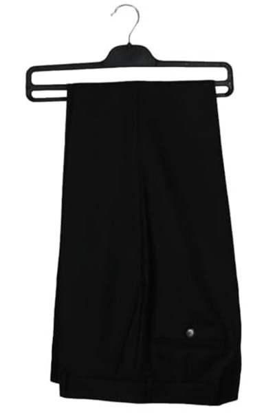 Erkek Siyah Kumaş Pantolon Normal Kesim RAR01184